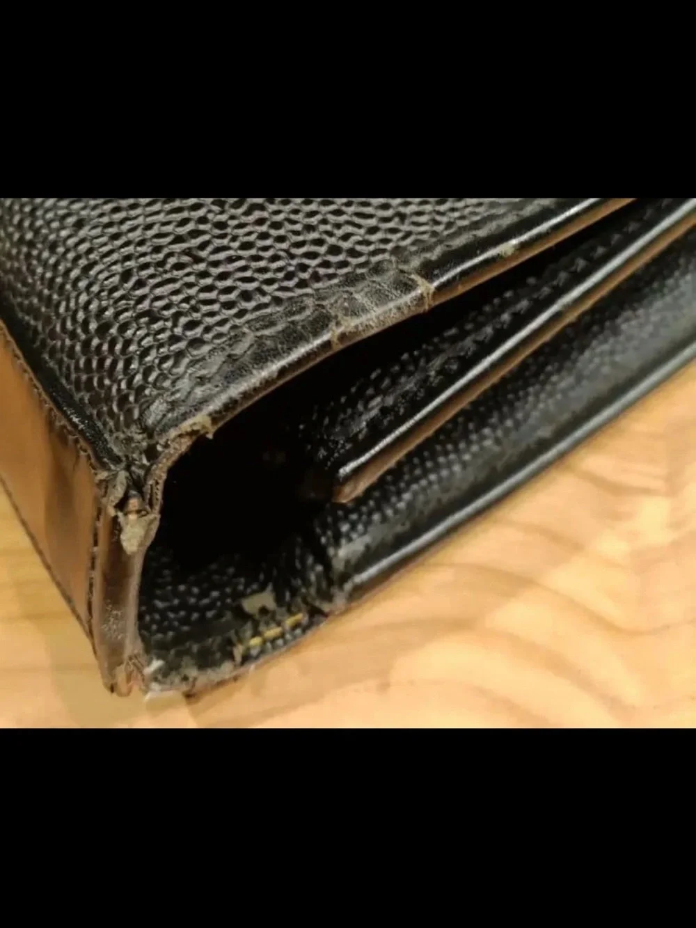 Mulberry Black Textured Leather Briefcase with Brass Lock